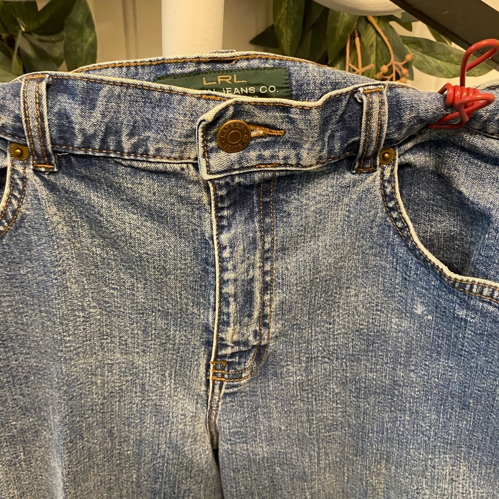 Vintage Ralph Lauren LRL Classic Fit Mom Jeans 12 short 29” inseam - Picture 4 of 8